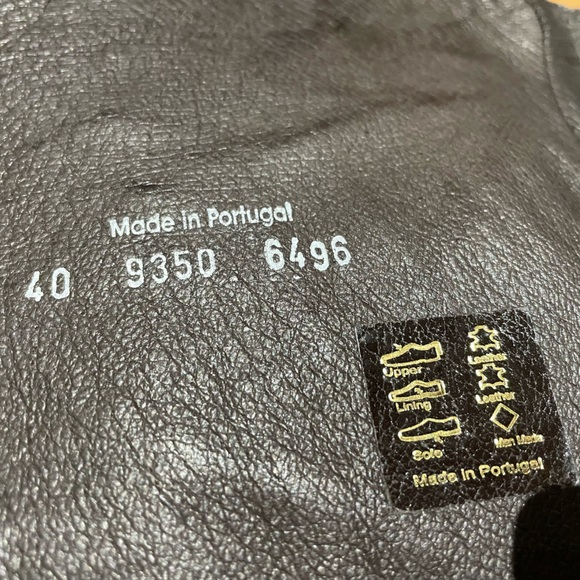 Made in Portugal leather tall boot sz40 - Picture 5 of 7